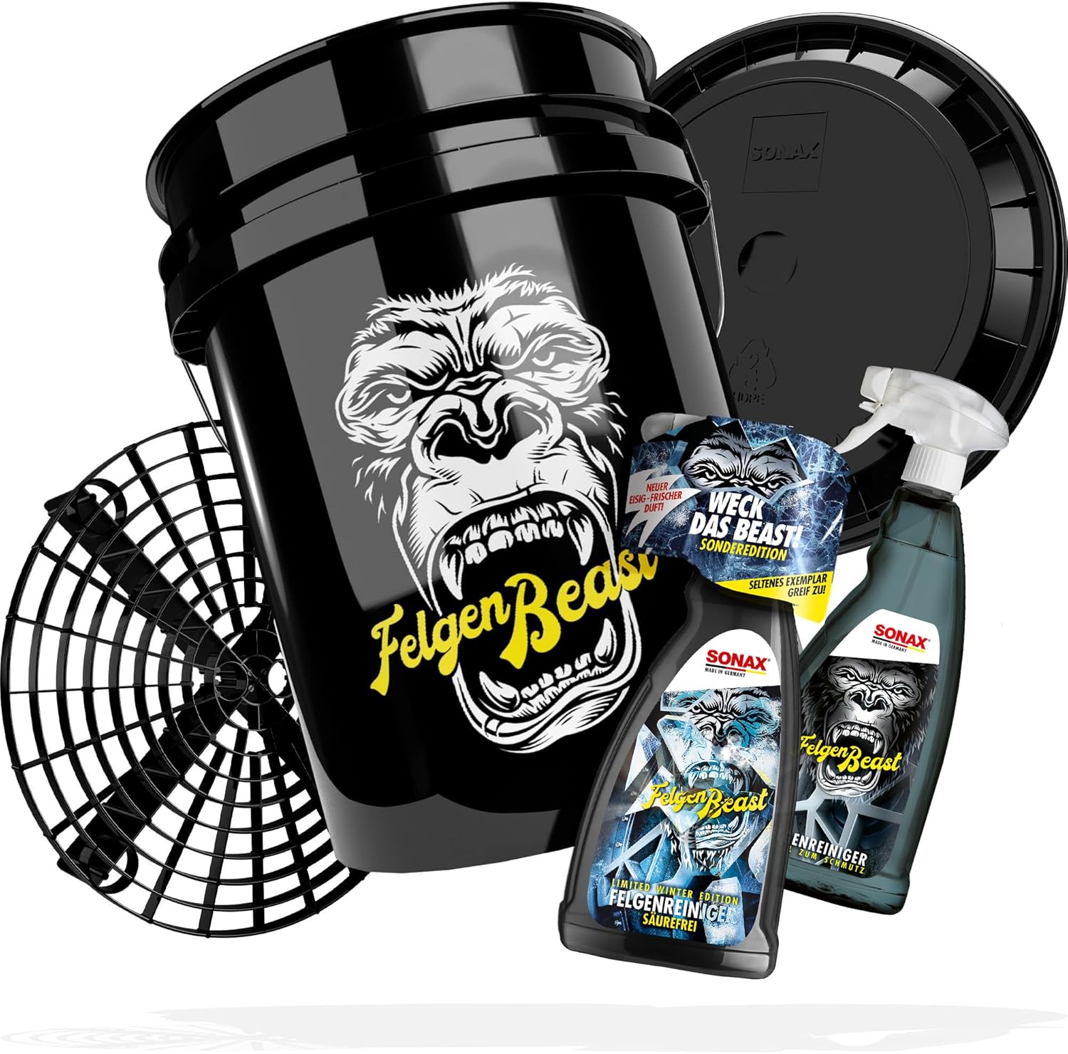 SONAX Auto Felgenreinigung Bundle - Auto Reinigungsset